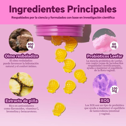Intima Glow – Gomitas de Bienestar Íntimo